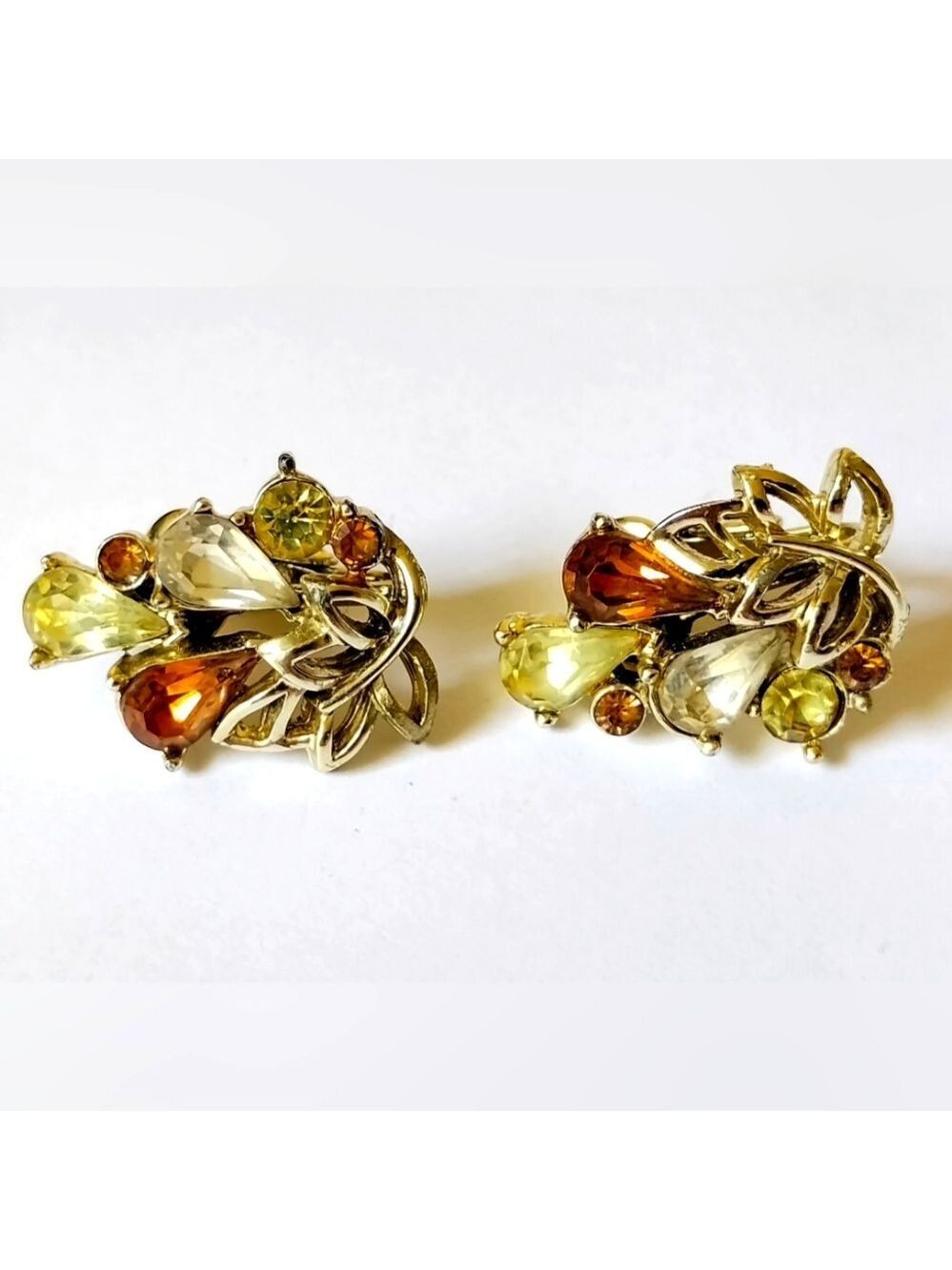 Coro Vintage Clip Earrings